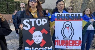 У Нью-Йорку протестували проти головування Росії в Раді безпеки ООН